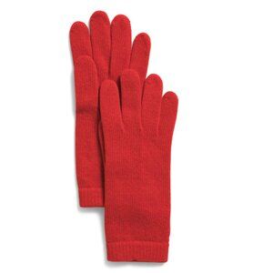 PORTOLANO Fire Red Cashmere Gloves